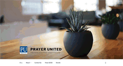 Desktop Screenshot of prayerunited.net