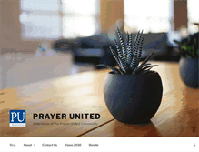Tablet Screenshot of prayerunited.net